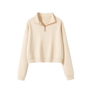 Polo Collar Sweatshirt